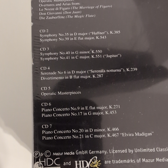 Mozart Collection 10 CD Boxed Set Brand New SEALED - Picture 7 of 10